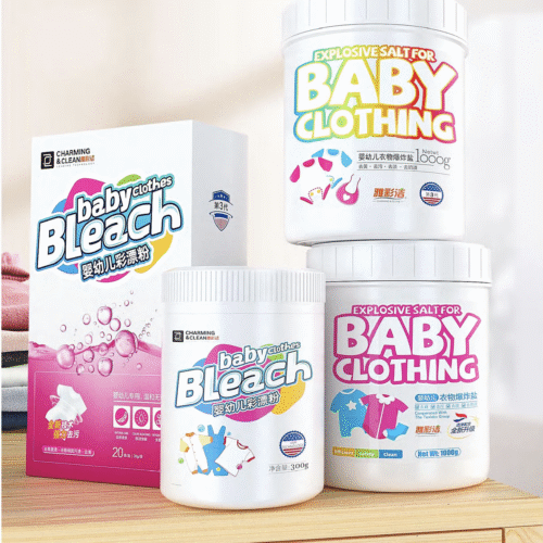 Bleach/Explosive salt for baby clothing