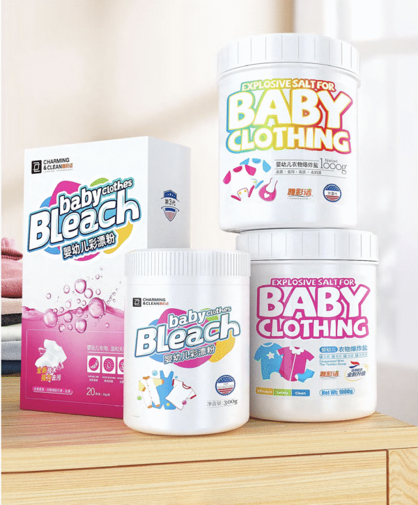Bleach/Explosive salt for baby clothing